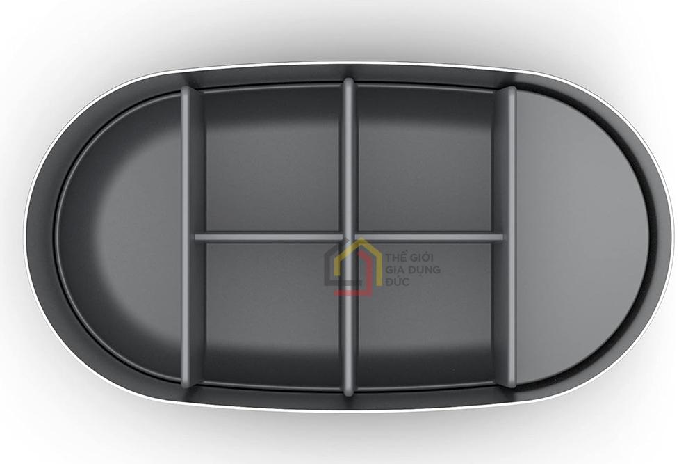 Hộp đựng bàn chải Joseph Joseph EasyStore Luxe Large (Steel) 70581