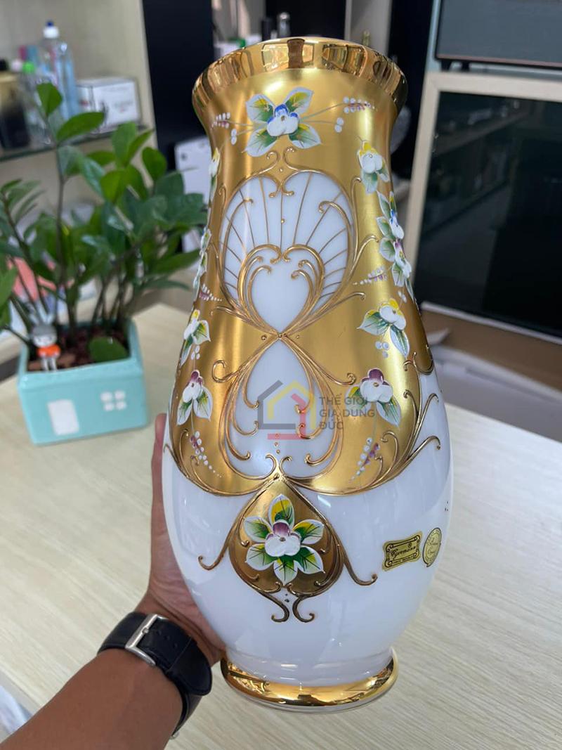 lo-hoa-pha-le-ma-vang-egermann-cao-30cm4 Lọ hoa pha lê mạ vàng Egermann cao 30cm