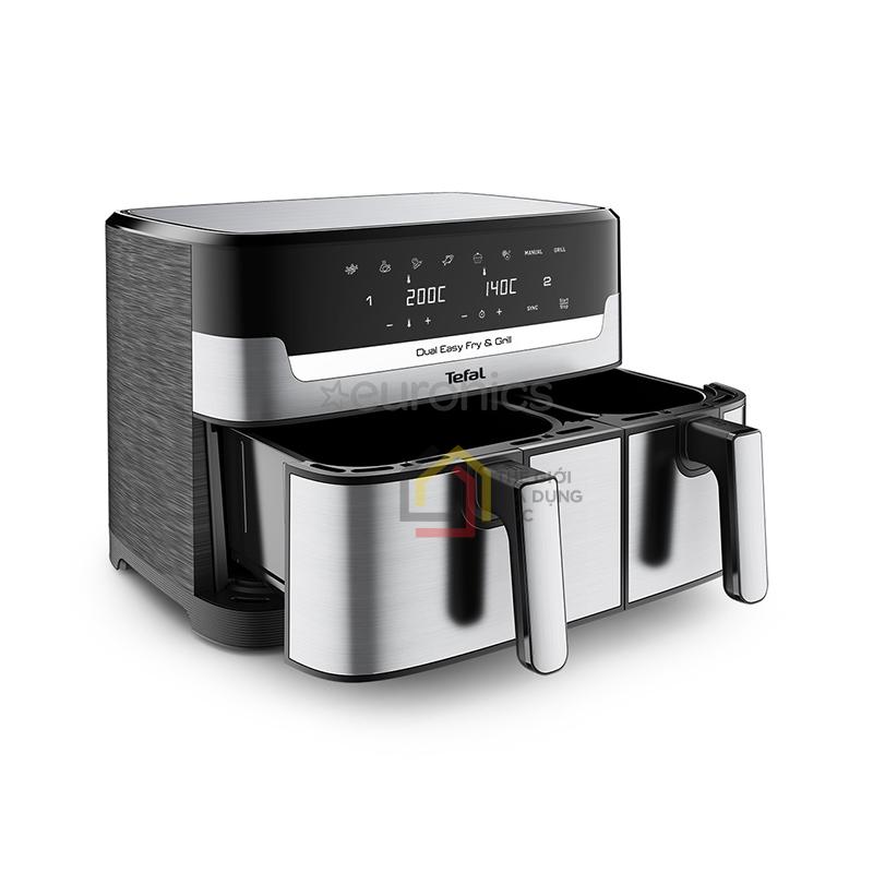 noi-chien-khong-dau-dien-tu-tefal-dual-easy-fry-grill-ey905d10-8-3l (1) Nồi chiên không dầu điện tử Tefal Dual Easy Fry & Grill EY905D10 8.3L