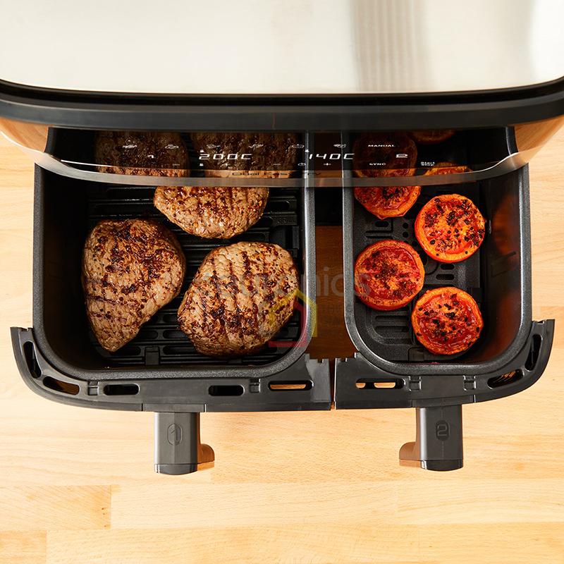 noi-chien-khong-dau-dien-tu-tefal-dual-easy-fry-grill-ey905d10-8-3l (4) Nồi chiên không dầu điện tử Tefal Dual Easy Fry & Grill EY905D10 8.3L