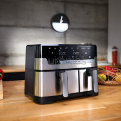 Nồi chiên không dầu điện tử Tefal Dual Easy Fry & Grill EY905D10 8.3L