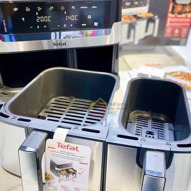 noi-chien-khong-dau-dien-tu-tefal-dual-easy-fry-grill-ey905d10-8-3l2 Nồi chiên không dầu điện tử Tefal Dual Easy Fry & Grill EY905D10 8.3L