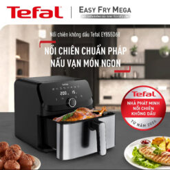 nồi chiên không dầu điện tử Tefal EY855D68 EasyFry Mega