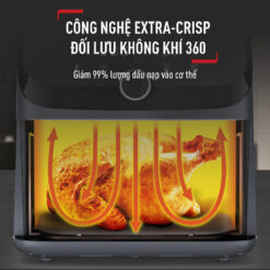 nồi chiên không dầu điện tử Tefal EY855D68 EasyFry Mega