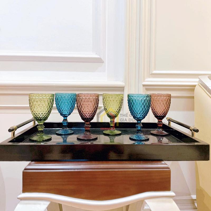 set-6-ly-pha-le-sac-mau-king-crystal-king-340ml Set 6 ly pha lê sắc màu King Crystal King 340ml