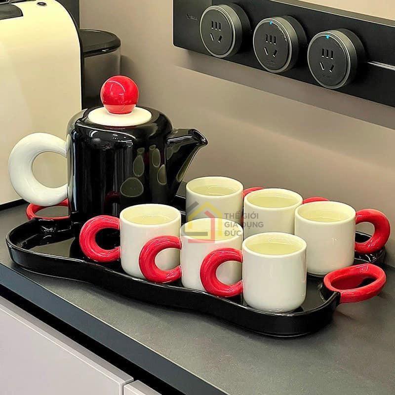 set-binh-nuoc-6-coc-kem-khay-dopamine-phong-cach-bac-au1 Set bình nước + 6 cốc kèm khay Dopamine Phong cách Bắc Âu