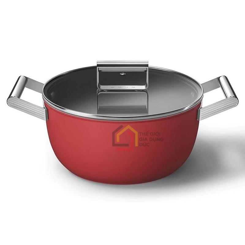 noi-casserole-smeg-ckfc2611rdm-26cm1 Nồi Casserole Smeg CKFC2611RDM 26cm