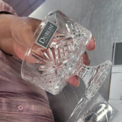 Set 8 ly pha lê Godinger Dublin Ice Cream