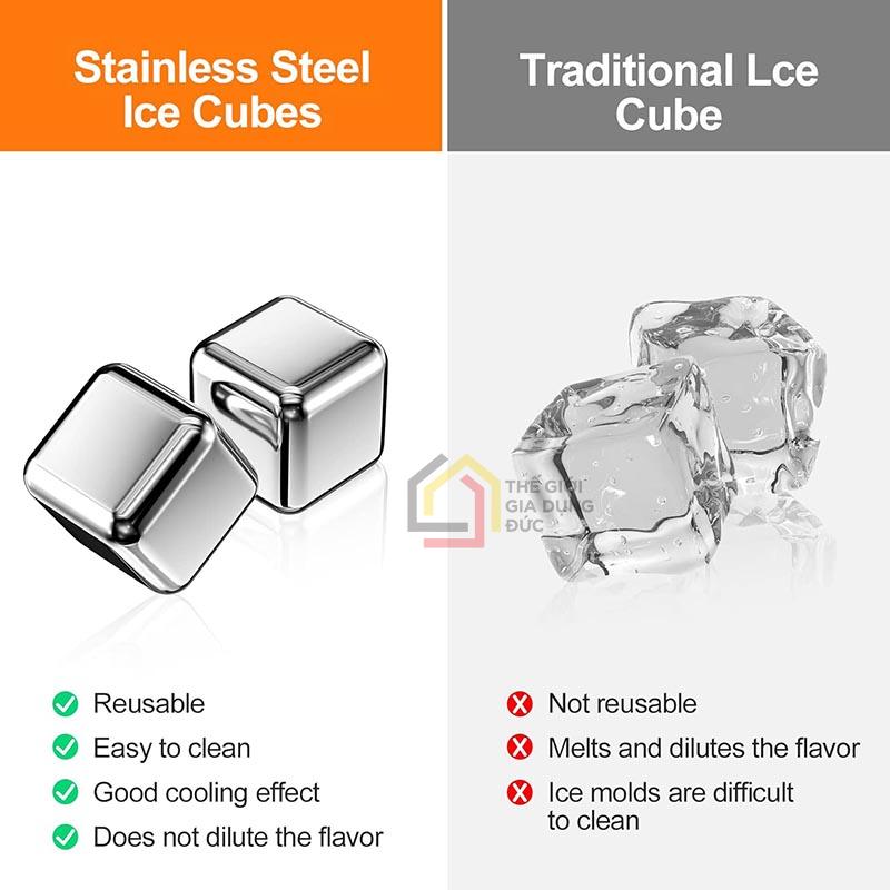 set-8-vien-da-inox-firschoie-stainless-steel-ice-cubes3 Set 8 viên đá inox Firschoie Stainless Steel Ice Cubes + dụng cụ gắp