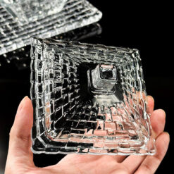 Bộ 4 thố mứt thuỷ tinh pha lê có nắp kèm khay DL EU