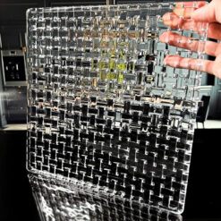 Bộ 4 thố mứt thuỷ tinh pha lê có nắp kèm khay DL EU