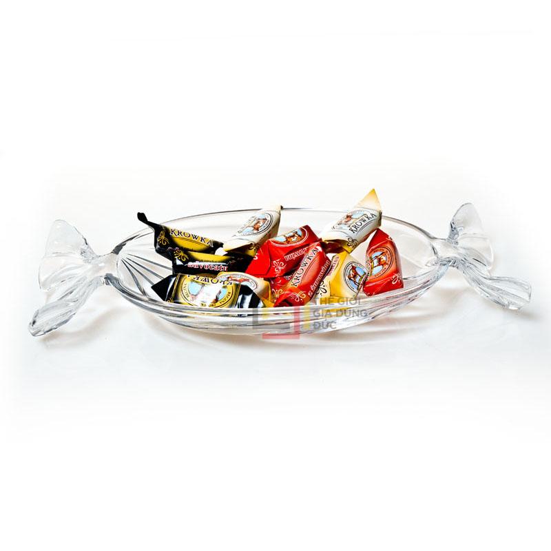 dia-keo-pha-le-bohemia-kich-thuoc-33-x-15cm1 Đĩa kẹo pha lê Bohemia kích thước 33 x 15cm