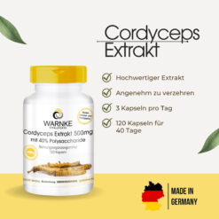 Đông Trùng Hạ Thảo Warnke Cordyceps Extrakt