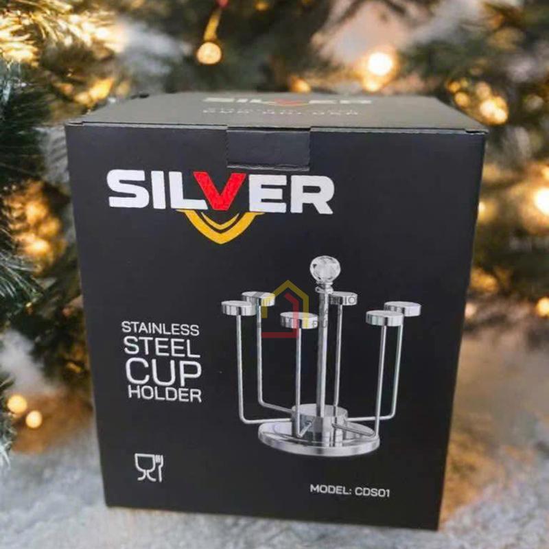 gia-up-coc (4) Giá úp cốc xoay 360 độ Silver