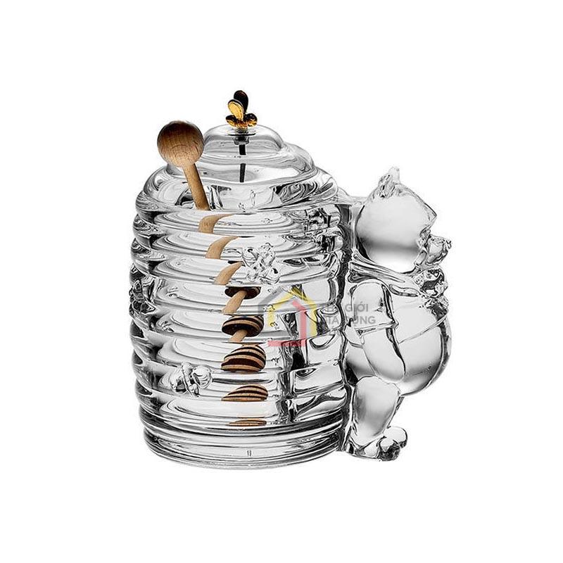 hu-mat-ong-crystal-pooh-bohemia-cao-15cm Hũ mật ong Crystal Pooh Bohemia cao 15cm