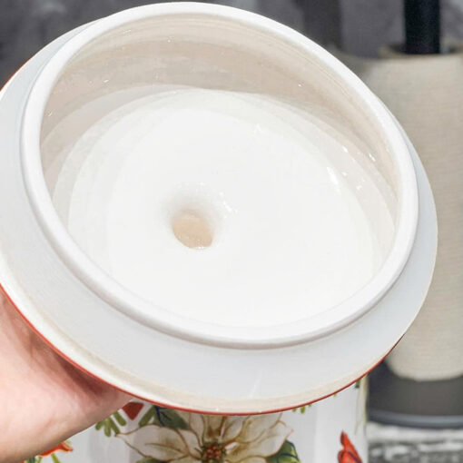 Hũ sứ Magraca Paris hình chim chào mào đỏ 3L