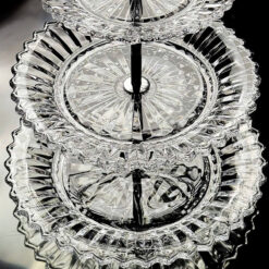 Kệ bánh 3 tầng pha lê Vessen