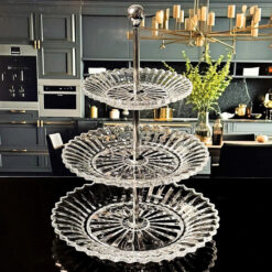 Kệ bánh 3 tầng pha lê Vessen