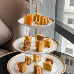 Kệ bánh hoàng gia viền vàng Imperial thiết kế đậm nét châu Âu