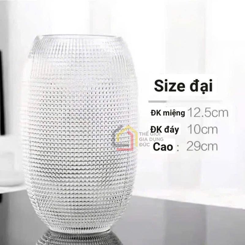 lo-hoa-olive-phong-cach-phap-hoa-tiet-cham-bi-cao-30cm10 Lọ hoa Olive phong cách Pháp hoạ tiết chấm bi cao 30cm