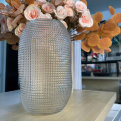 Lọ hoa Olive phong cách Pháp hoạ tiết chấm bi cao 30cm