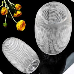 Lọ hoa Olive phong cách Pháp hoạ tiết chấm bi cao 30cm