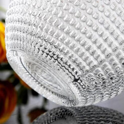 Lọ hoa Olive phong cách Pháp hoạ tiết chấm bi cao 30cm