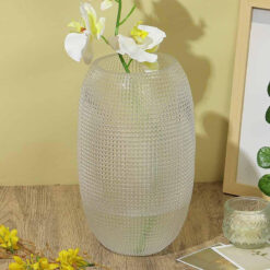Lọ hoa Olive phong cách Pháp hoạ tiết chấm bi cao 30cm