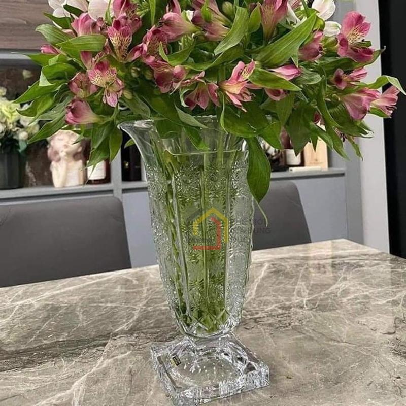 lo-hoa-pha-le-mai-bohemia-magma-33cm1 Lọ hoa pha lê mài Bohemia Magma 33cm