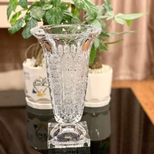 Lọ hoa pha lê mài Bohemia Magma 33cm