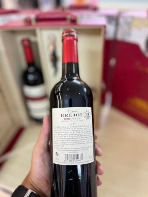 Rượu vang đỏ chát Château Bréjou Bordeaux 14,5% (chai lẻ)