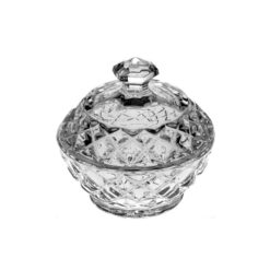 Set 3 món hũ đựng đường, hạt Bohemia Crystal