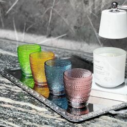Set 4 cốc pha lê màu Highgate Collection EU ~295ml