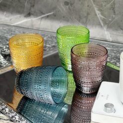 Set 4 cốc pha lê màu Highgate Collection EU ~295ml