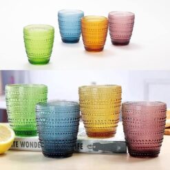 Set 4 cốc pha lê màu Highgate Collection EU ~295ml