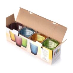 Set 4 cốc pha lê màu Highgate Collection EU ~295ml