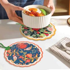 Set 4 Lót gốm cách nhiệt Magrace đường kính 16cm