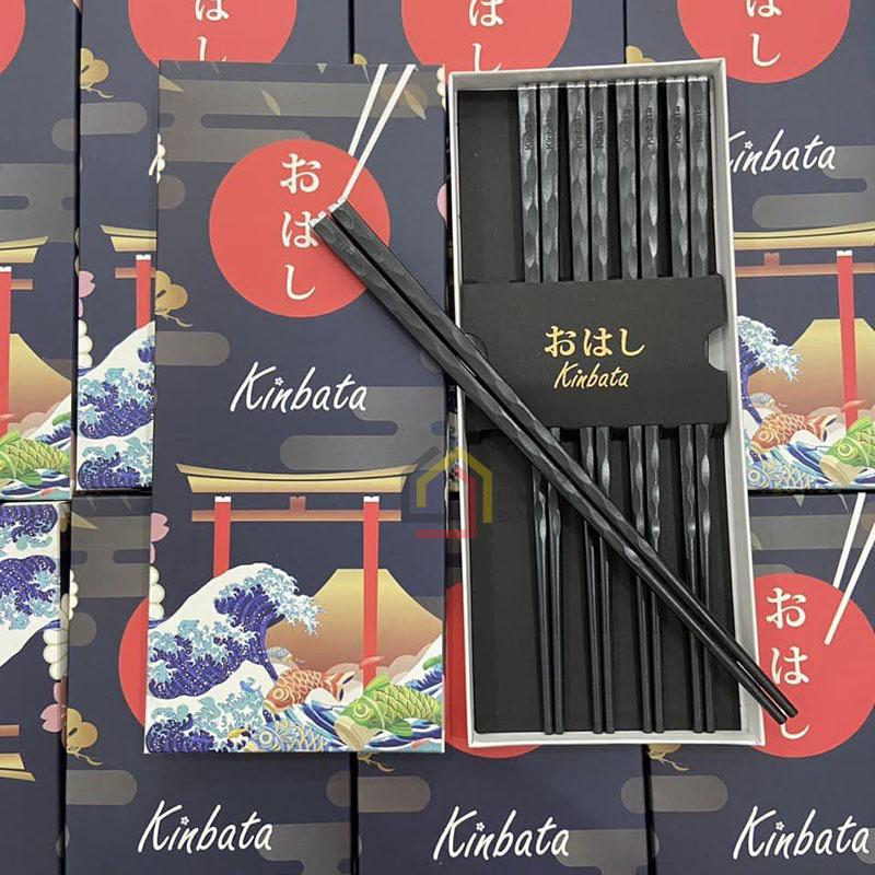 set-5-doi-dua-soi-thuy-tinh-kinbata-ca-koi-khang-khuan-nhat Set 5 đôi đũa sợi thuỷ tinh Kinbata cá Koi kháng khuẩn Nhật