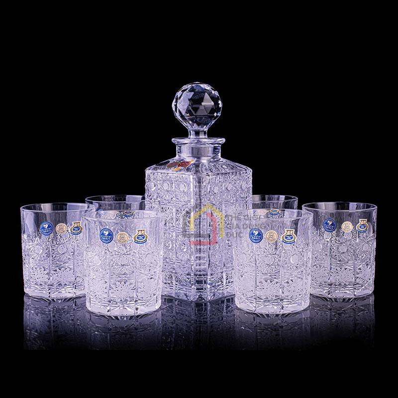 set-6-coc-pha-le-mai-bohemia-hoa-van-m57-320ml6 Set 6 cốc pha lê mài Bohemia hoa văn M57 320ml