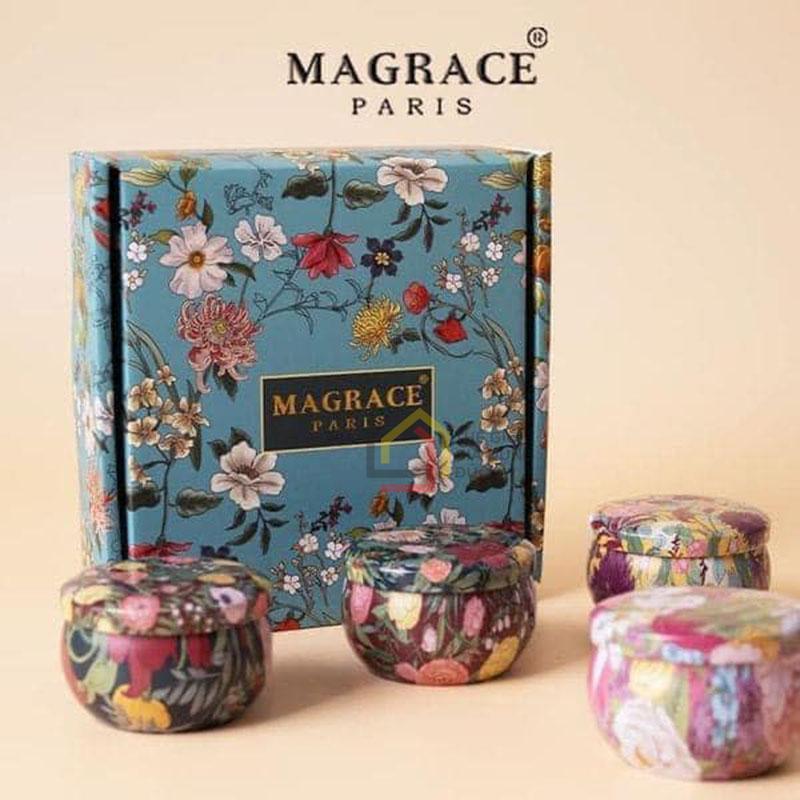 set-hop-4-nen-thom-magrace-paris Set hộp 4 nến thơm Magrace Paris