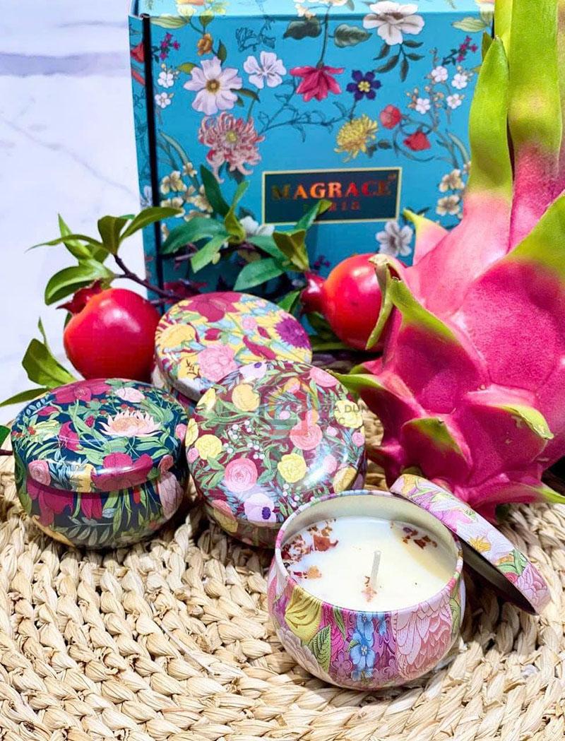 set-hop-4-nen-thom-magrace-paris1 Set hộp 4 nến thơm Magrace Paris