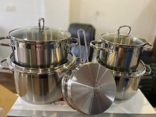 Bộ nồi Silit Toskana 5 món (4 nồi, 1 quánh)
