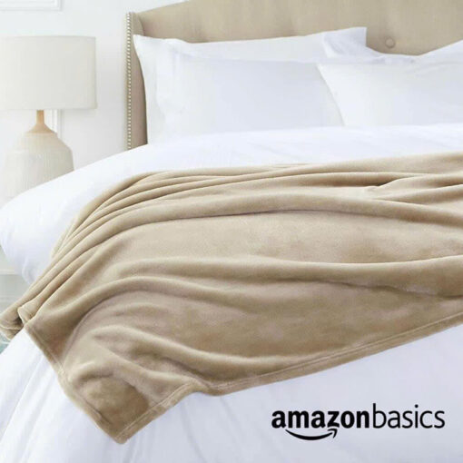 Chăn mềm mại và thanh lịch Amazon Basics 152x127cm
