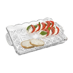 Khay pha lê chữ nhật Irris Germany 40x28cm