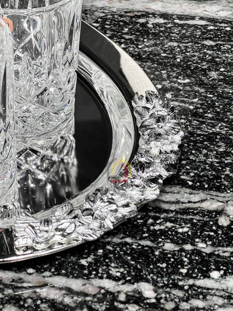 khay-phuc-vu-oval-decor-2-mep-dinh-hoa-ma-bac2 Khay phục vụ Oval decor, 2 mép đính hoa mạ bạc