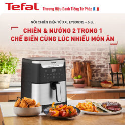 Nồi chiên không dầu Tefal 2in1 Easy Fry & Grill 6.5L XXL EY801D15