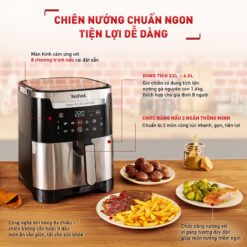 Nồi chiên không dầu Tefal 2in1 Easy Fry & Grill 6.5L XXL EY801D15