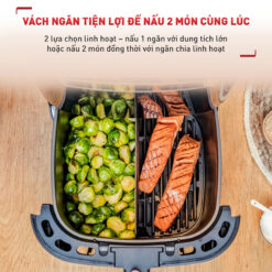 Nồi chiên không dầu Tefal 2in1 Easy Fry & Grill 6.5L XXL EY801D15