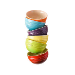 Set 6 bát Lecreuset cầu vồng size 15cm cao 6cm