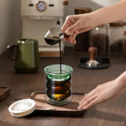 Set 6 cốc màu 2 lớp cách nhiệt Podium Casava Italy 250ml